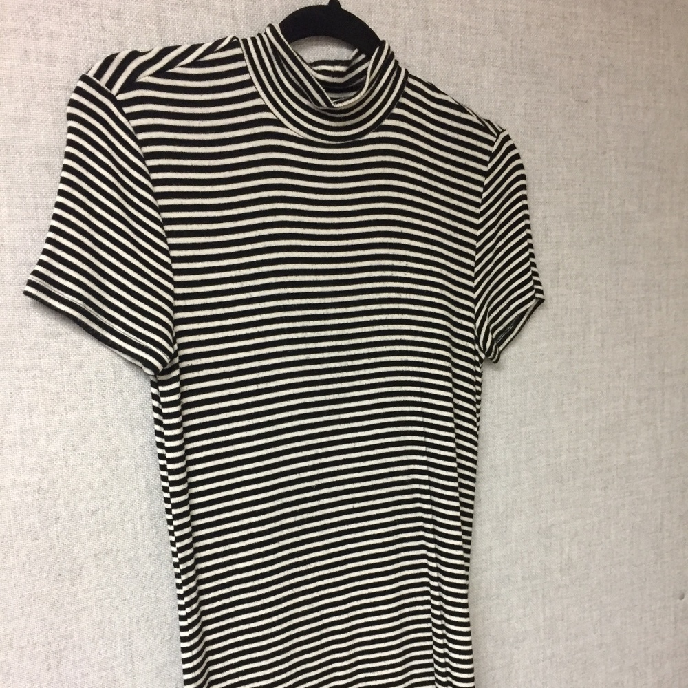 GAP Striped Turtleneck